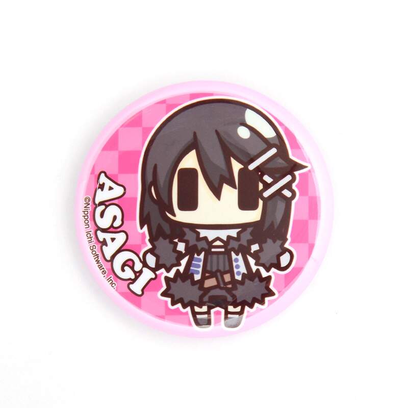 disgaea heroine tin badge asagi otakumode com tokyo otaku mode