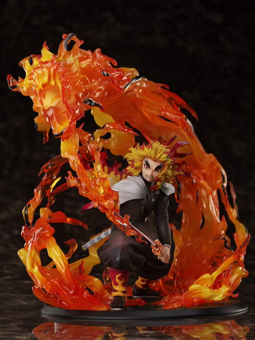 Demon Slayer Kimetsu No Yaiba Kyojuro Rengoku Flame Breathing Esoteric Art Ninth Form Rengoku 1 8 Scale Figure Tokyo Otaku Mode Tom