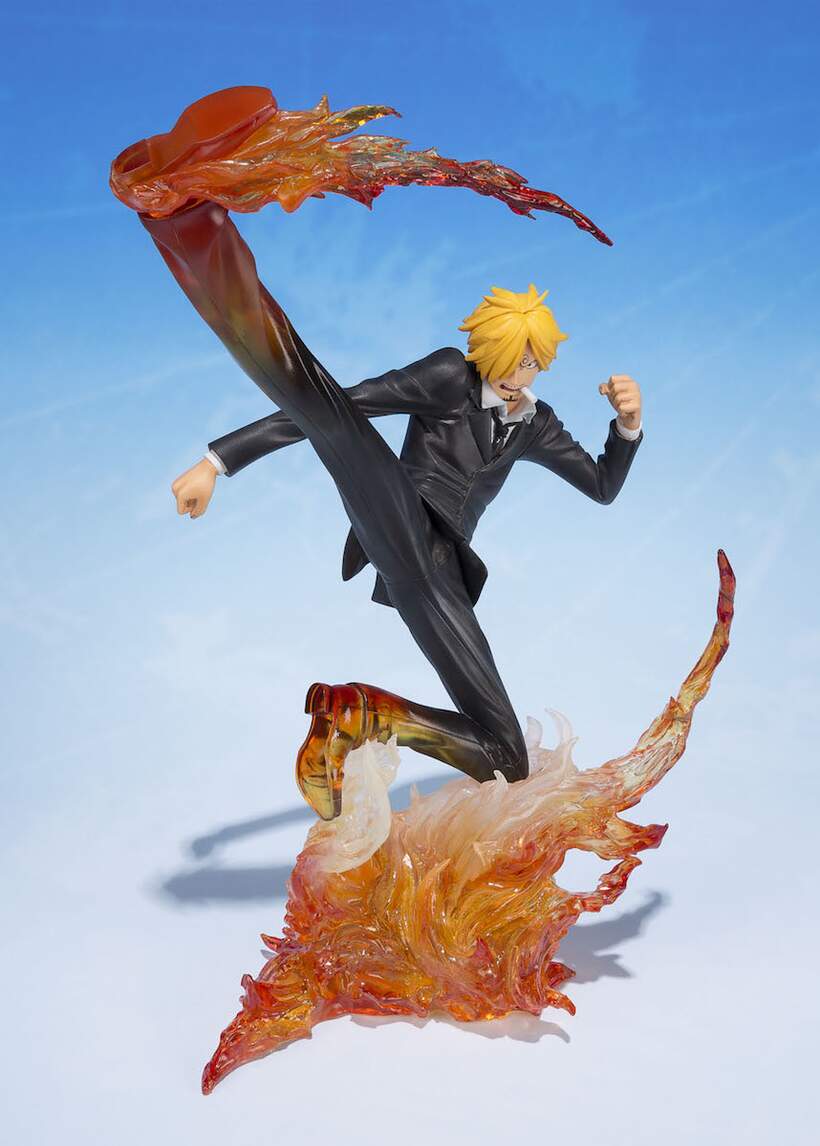 Figuartszero One Piece Sanji Diable Jambe Premier Hachis Bandai Otakumode Com - black leg diable jambe and new island roblox one piece