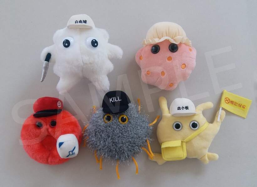 white blood cell plush