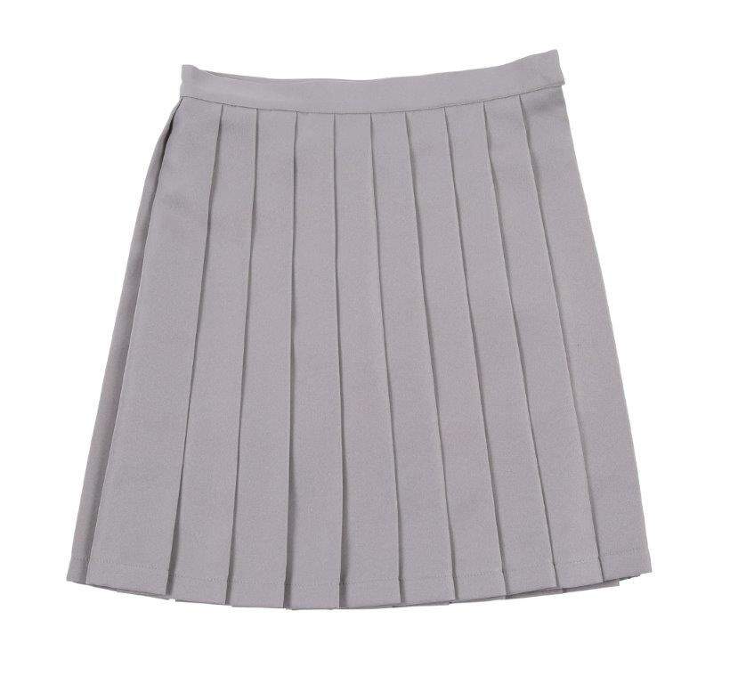 Gray uniform skirts for high school Clearance