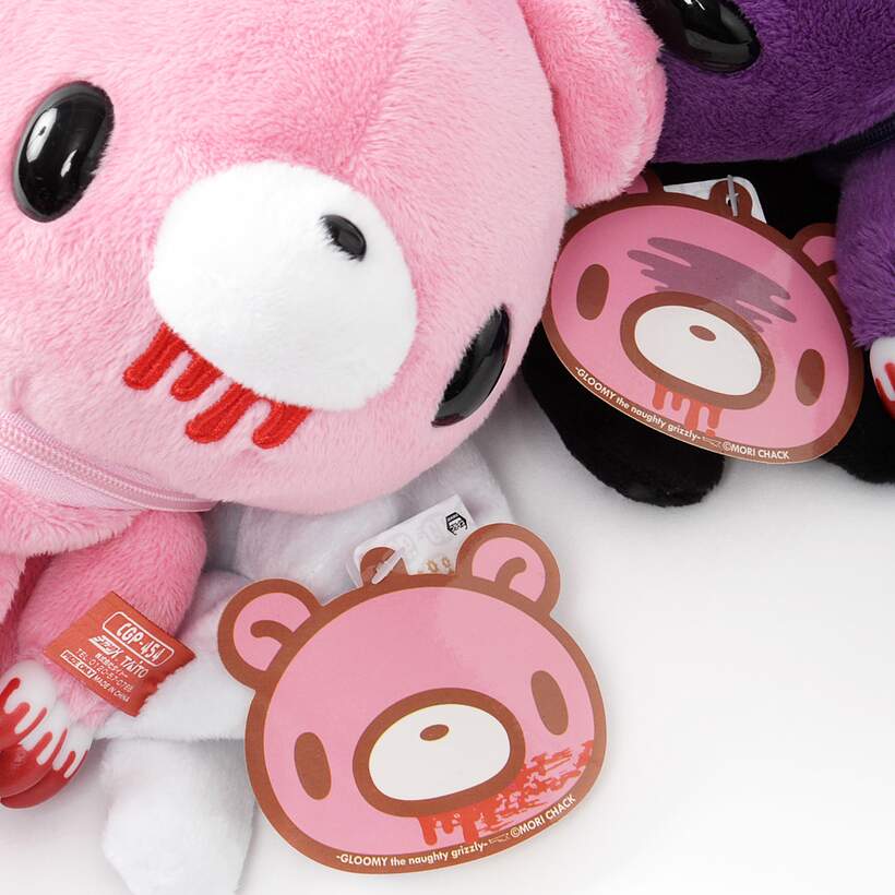 gloomy the naughty grizzly plush