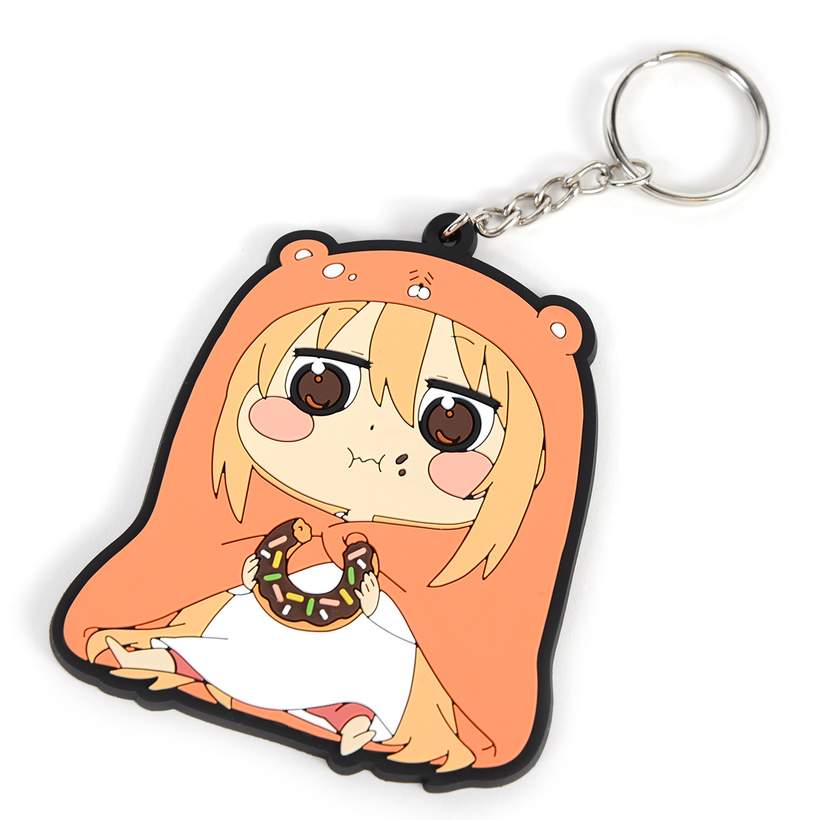 HIMOUTO UMARU-CHAN EATING CHIPS KEYCHAIN BRAND NEW & SEALED LICENSED PRODUCT 