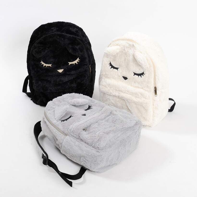 furry bookbag