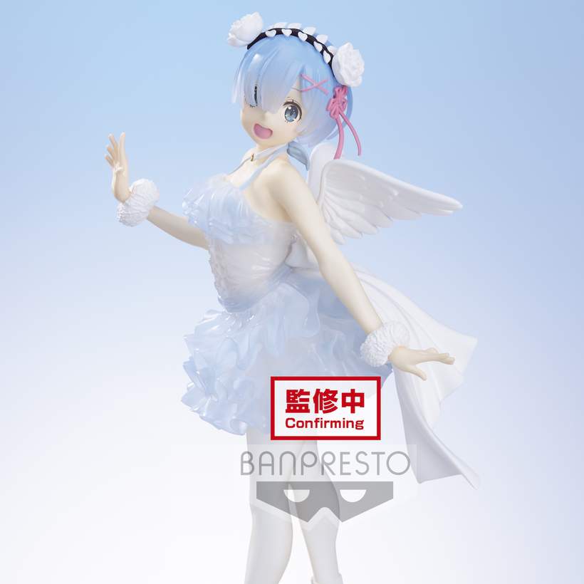 JAPAN New SEGA Re:zero REM and RAM Figure set ESPRESTO Clear Dressy ver