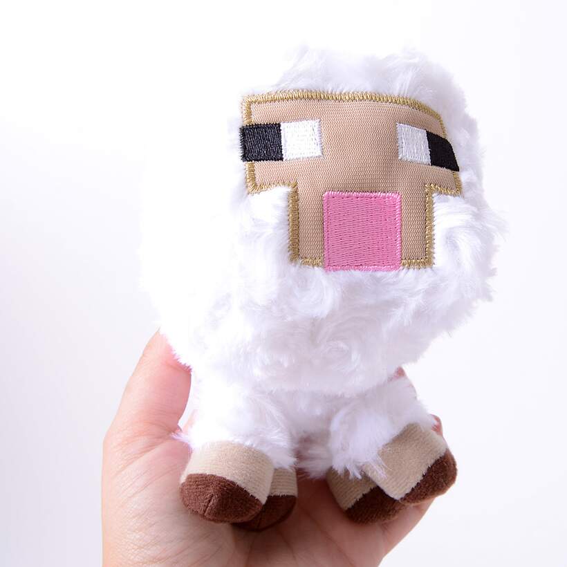 minecraft pink sheep plush