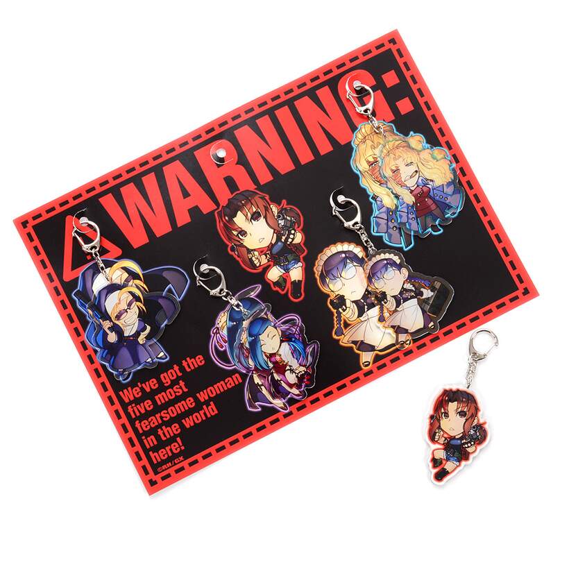 Black Lagoon Acrylic Keychain Charm Set Tokyo Otaku Mode Tom