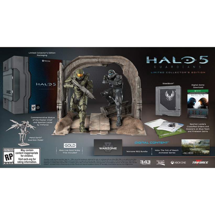 halo 5 guardians limited collector's edition price