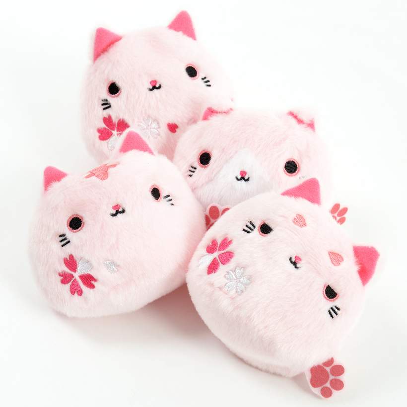 Neko Dango Cherry Blossom Plush Toy Tora Tabby Cat 