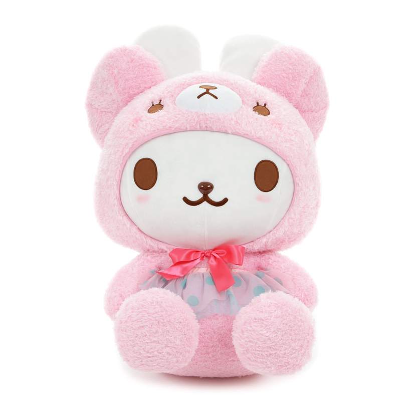 Amuse Precious Teddy Bear Soft Plush 24" Tokimeki Pink 