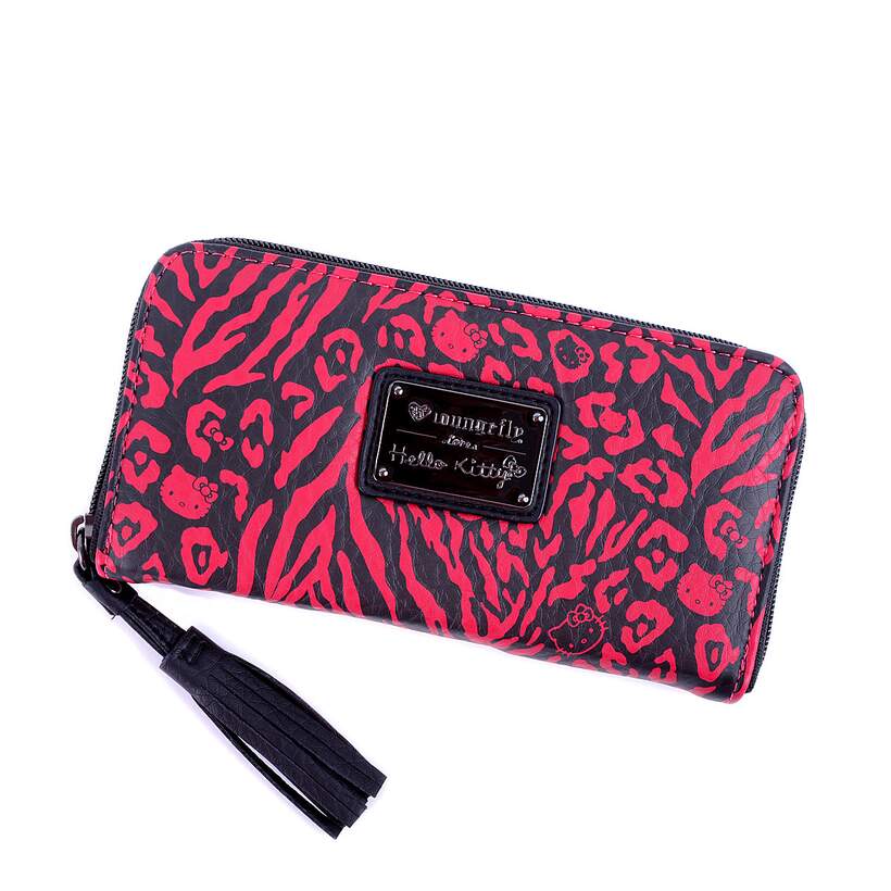 black hello kitty wallet