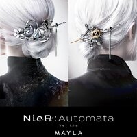 MAYLA NieR:Automata Ver1.1a Iconique Hair Objet Majeste + Kanzashi