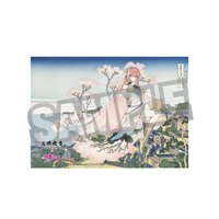 Katsushika Hokusai x Hatsune Miku by Rella Fabric Poster Megurine Luka: Mt. Fuji from Gotenyama Hill in Shinagawa on the Tokaido
