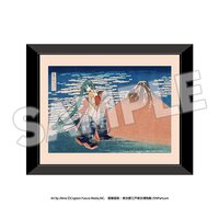 Katsushika Hokusai x Hatsune Miku Reproduction Art Print Thirty-six Views of Mount Fuji: Fine Wind, Clear Morning (Re-run)