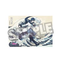 Katsushika Hokusai x Hatsune Miku by Rella Fabric Poster Kaito: The Great Wave Off Kanagawa