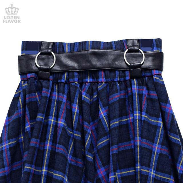LISTEN FLAVOR Maxi Skirt w/ Harness Belt - Tokyo Otaku Mode (TOM)