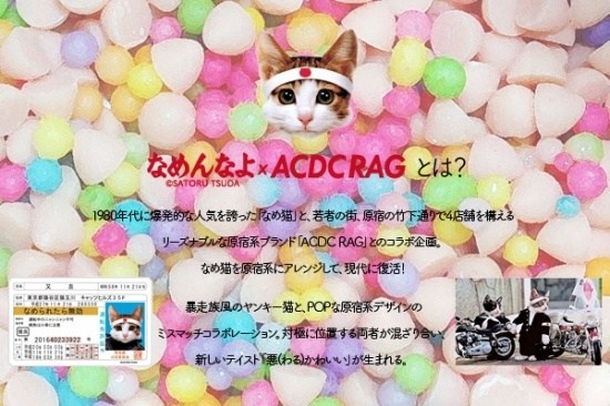 ACDC RAG Nameneko Candy Pattern Sukajan: ACDC RAG - Tokyo Otaku Mode (TOM)