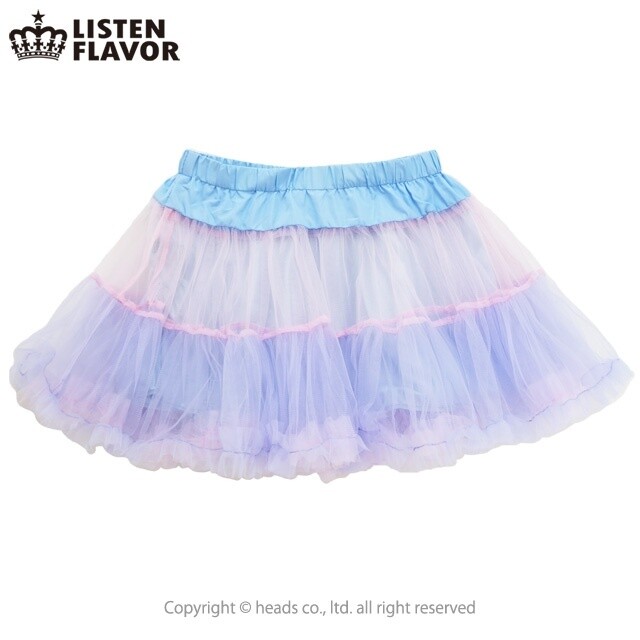 LISTEN FLAVOR Tulle Pannier Skirt w/ Ribbon - Tokyo Otaku Mode (TOM)