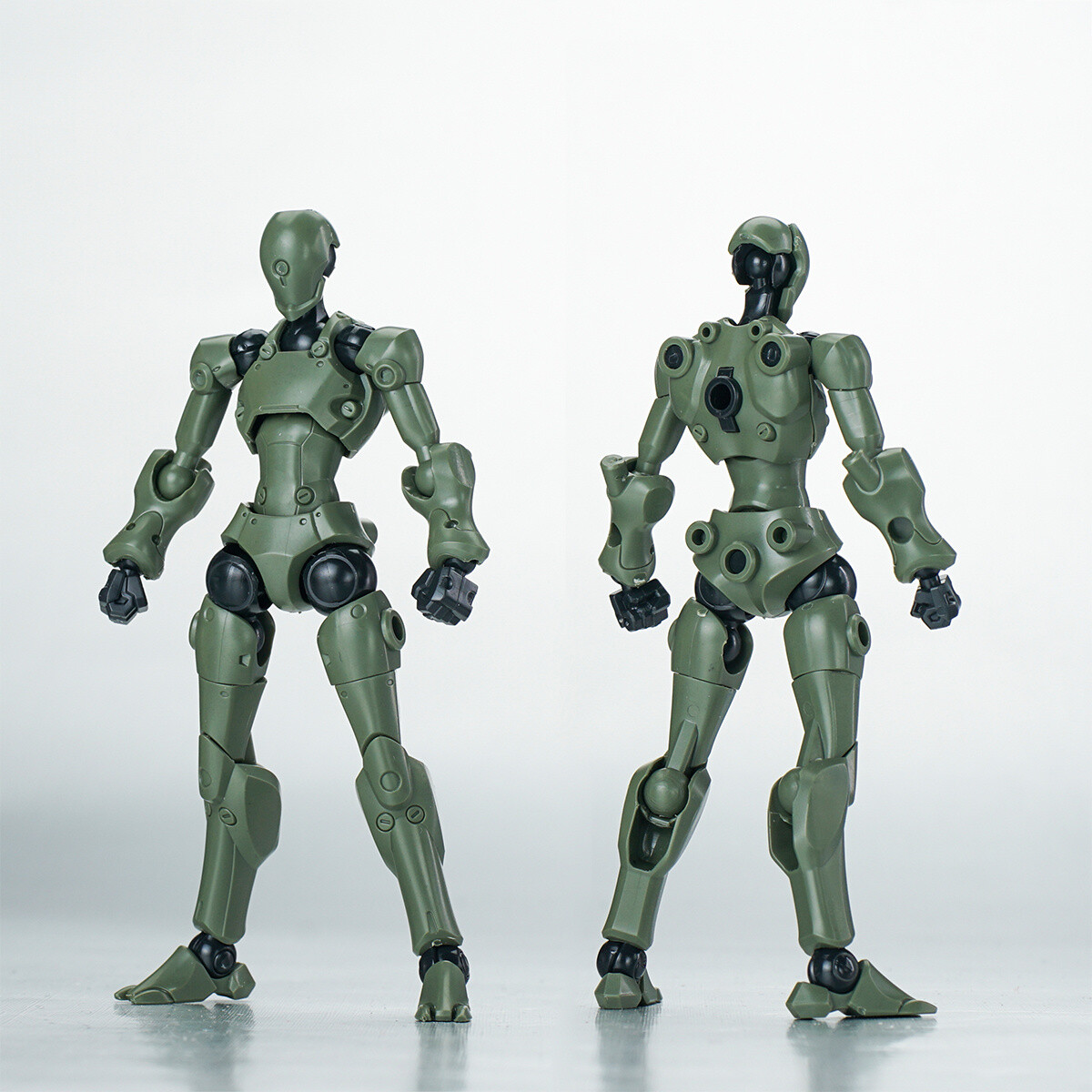 3 Min Project Series Xenostrike Vol. 2 Green 1/18 Scale Plastic