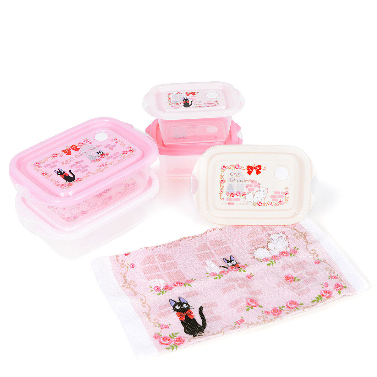 Kiki's Delivery Service Kiki 6-Piece Rose Lunch Gift Set - Tokyo Otaku