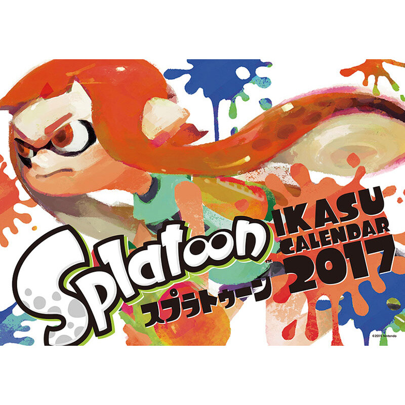 スプラトゥーン2017 カレンダー Splatoon 2017 Calendar - Tokyo Otaku Mode (TOM)