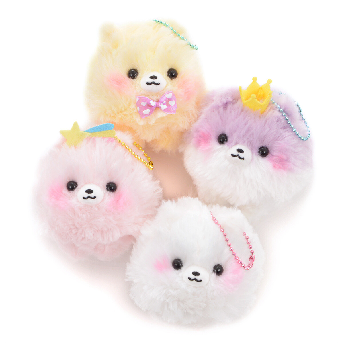 Fuwa-mofu Pometan Yumekawa Dog Plush Collection (Ball Chain) - Tokyo ...