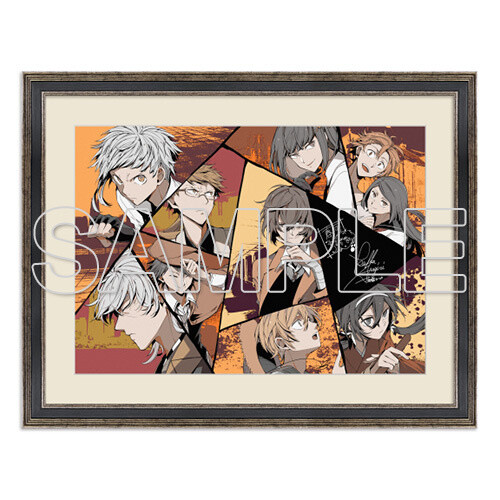 Bungo Stray Dogs Color Art Print with Printed Autographs [A