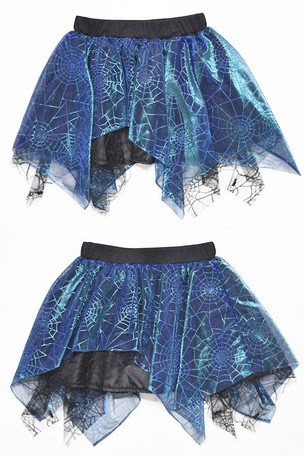 ACDC RAG Asymmetrical Spider Skirt: ACDC RAG - Tokyo Otaku Mode (TOM)