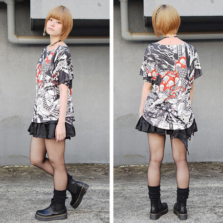 ACDC RAG Punk Samurai T-Shirt: ACDC RAG - Tokyo Otaku Mode (TOM)