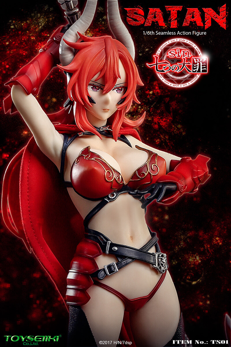 TOYSEIIKI 七つの大罪サタン Satan 1/6フィギュア 憤怒の像 Seven Mortal Sins] Satan 1/6 Scale Seamless Action Figure