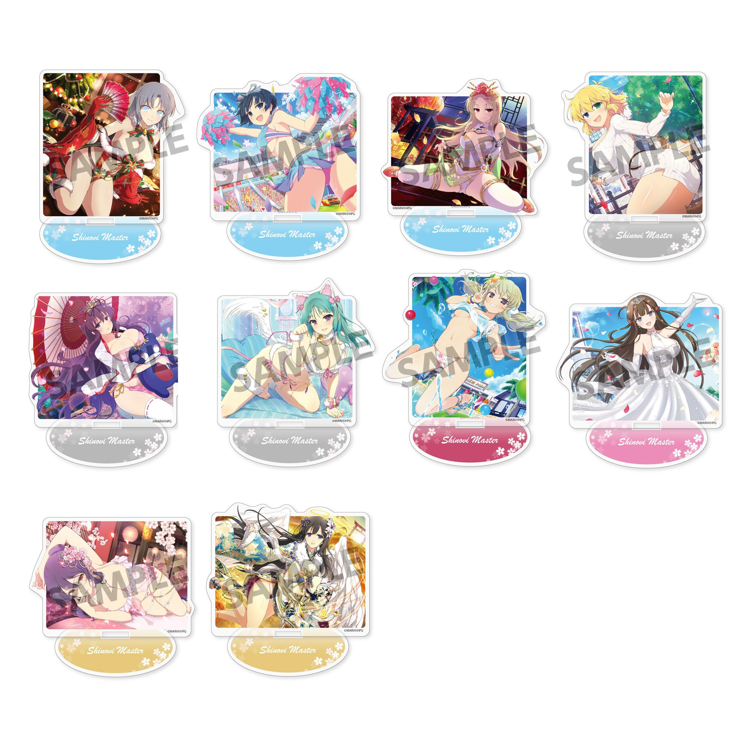 Shinobi Master Senran Kagura: New Link Visual Acrylic Plate