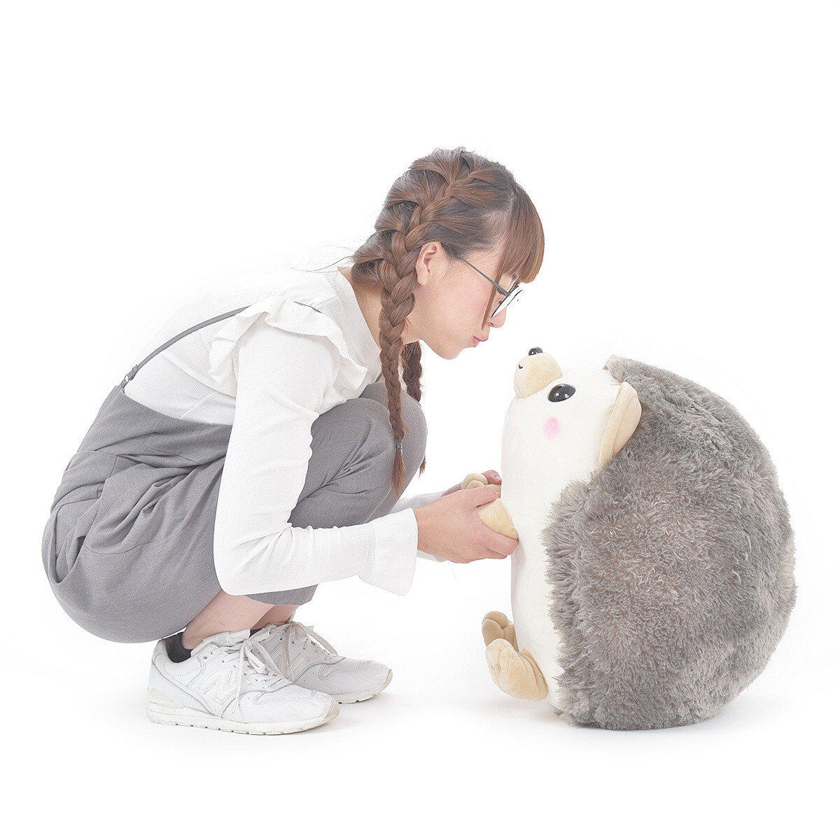 large hedgehog stuffed animal