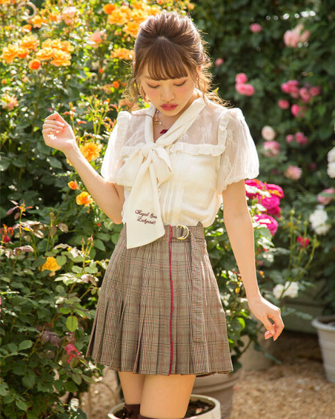[threetimes] Lisa skirt ☆送料込☆ 0de36574468b49ec97e4e4611550af