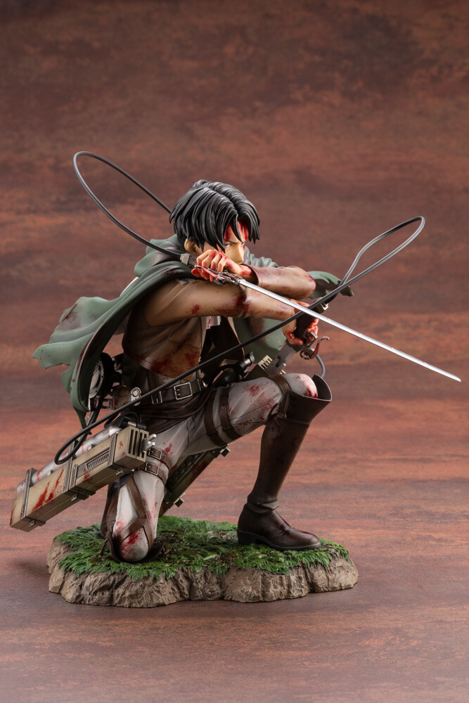 attack on titan levi artfx j statue