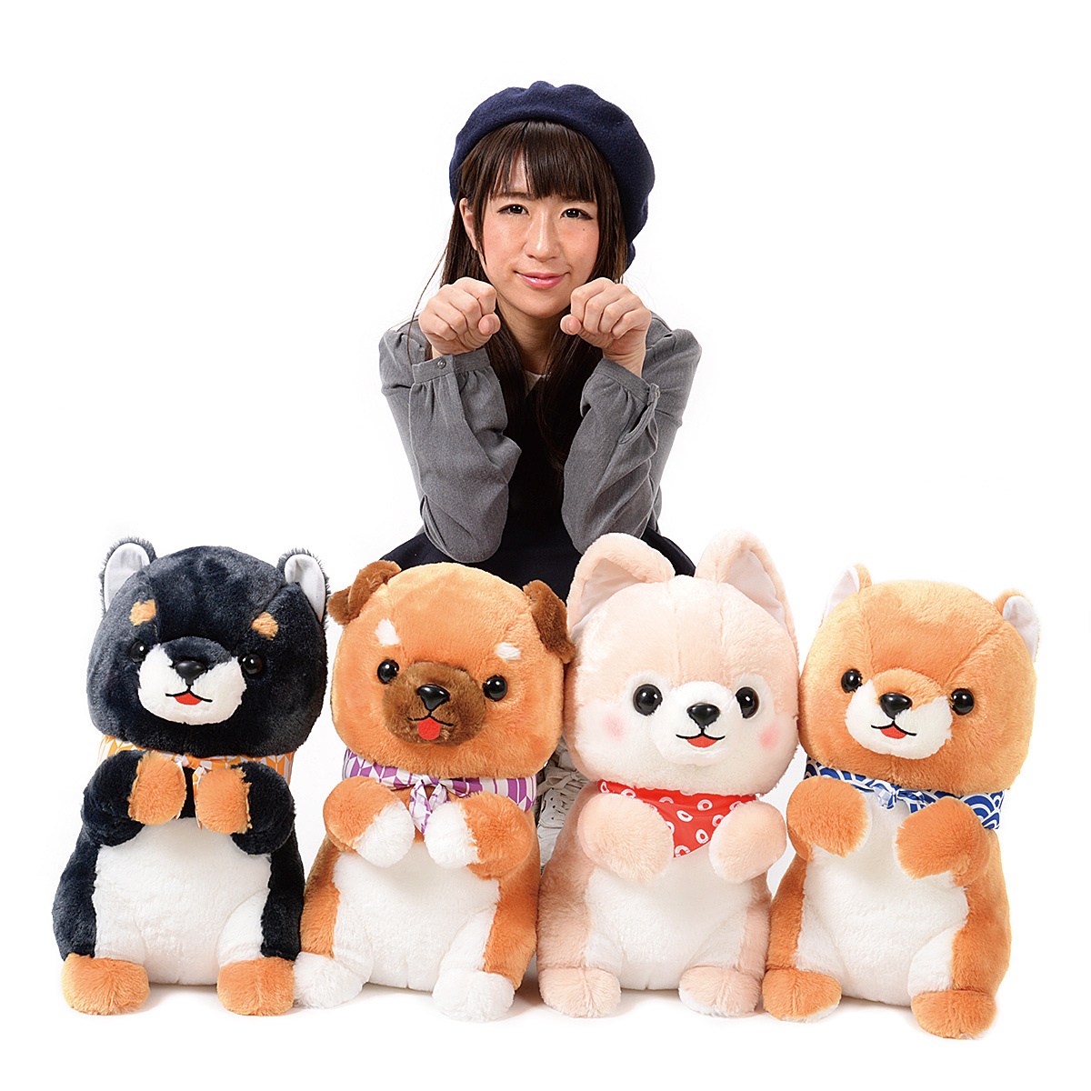 Mameshiba San Kyodai Begging Plush Collection (Big): Amuse - Tokyo Mameshiba San Kyodai Begging Plush Collection (Big): Amuse - Tokyo