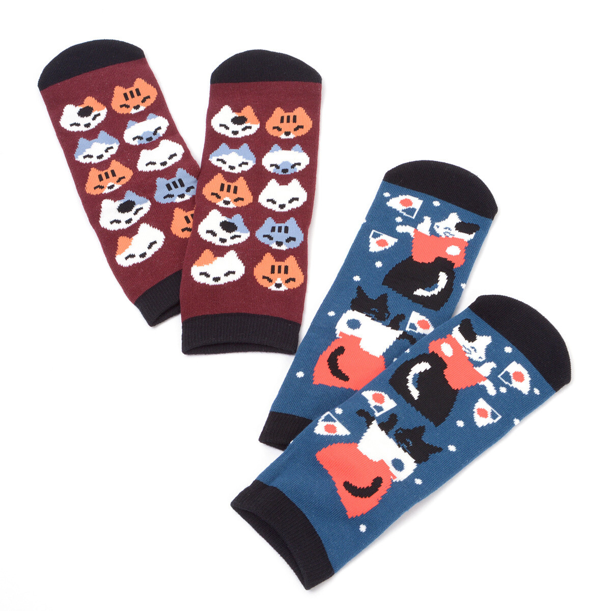Nagomi Modern Women's Cat Socks - Tokyo Otaku Mode (TOM)