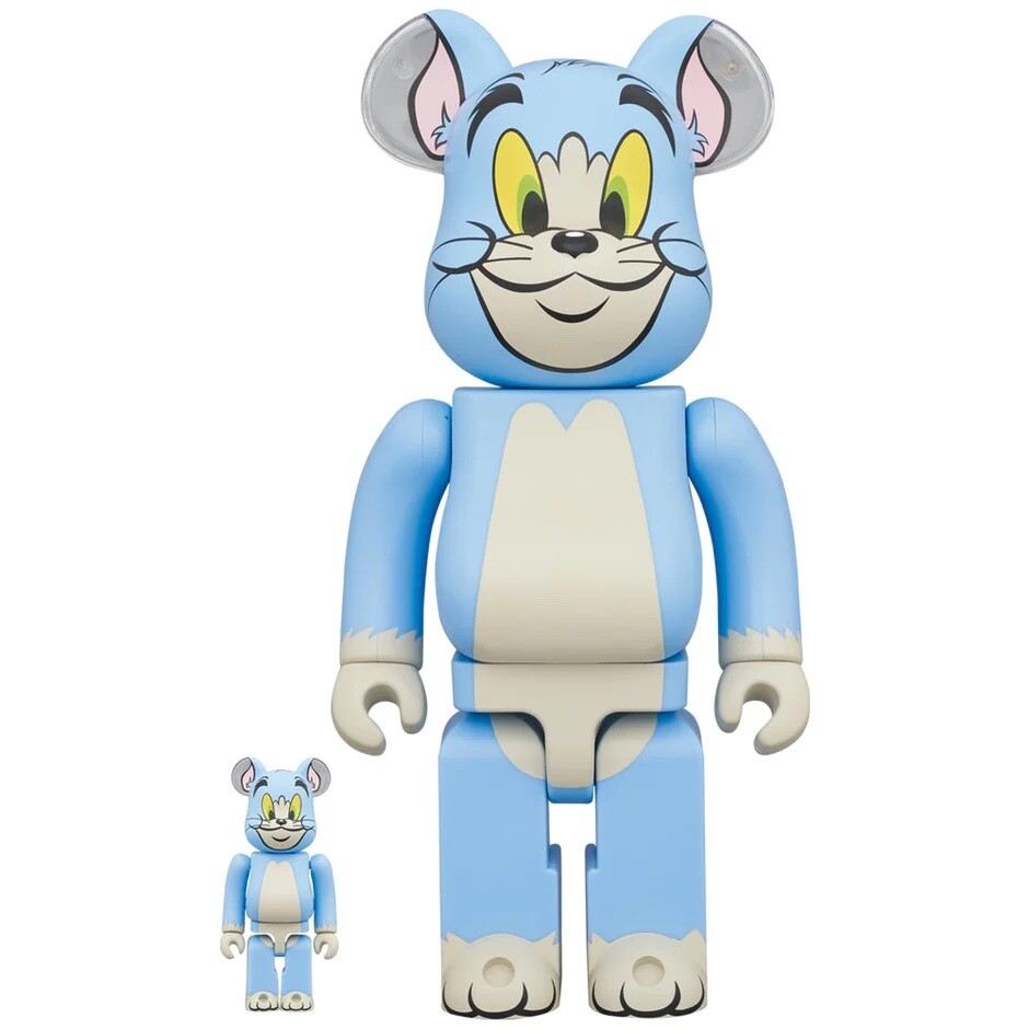 BE@RBRICK Tom and Jerry Tom: Classic Color 100％ & 400％