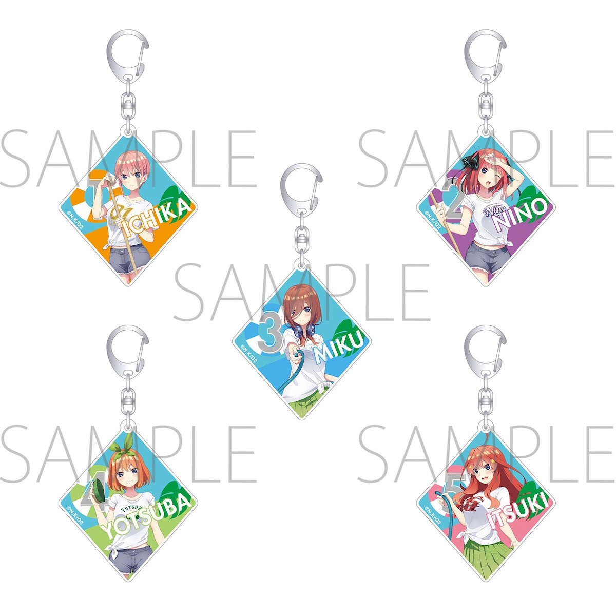 Quintessential Quintuplets Season 2 Acrylic Keychain - Collectors