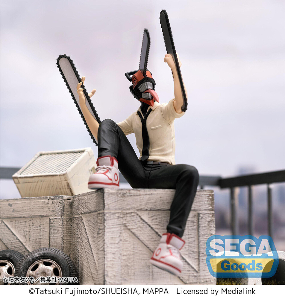 Chainsaw Man Power Premium Perching Figure: Sega Interactive 43