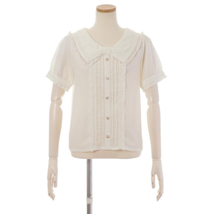 LIZ LISA Short Sleeve Message Ribbon Sailor Blouse - Tokyo Otaku Mode (TOM)