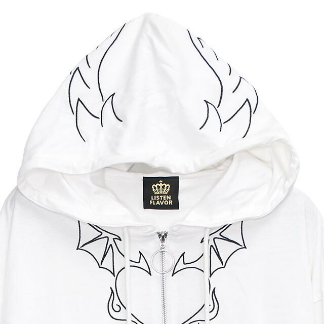 LISTEN FLAVOR Devil Heart 2-Way Mesh Hoodie - Tokyo Otaku Mode (TOM)