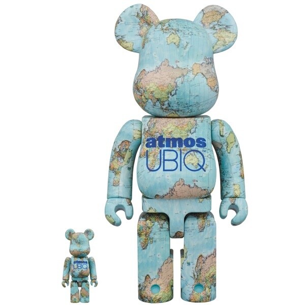 BE@RBRICK atmos x UBIQ 100％ & 400％ MEDICOM TOY Bearbrick