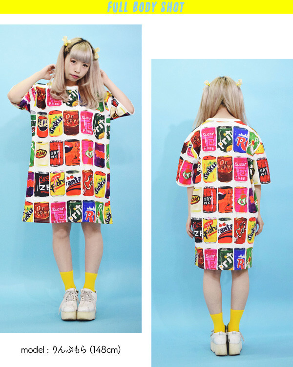 ACDC RAG Drink T-Shirt Dress: ACDC RAG - Tokyo Otaku Mode (TOM)