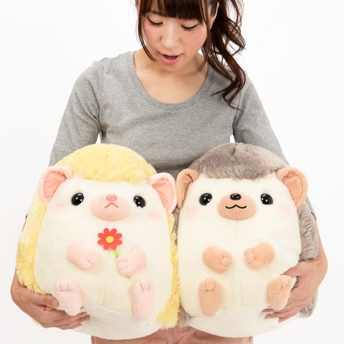 3X Amuse Horinezumi no Harin Sanpo Hedgehog Plush Toy Stuffed Doll Collection 