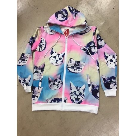 ACDC RAG Marble Cat Hoodie: ACDC RAG - Tokyo Otaku Mode (TOM)