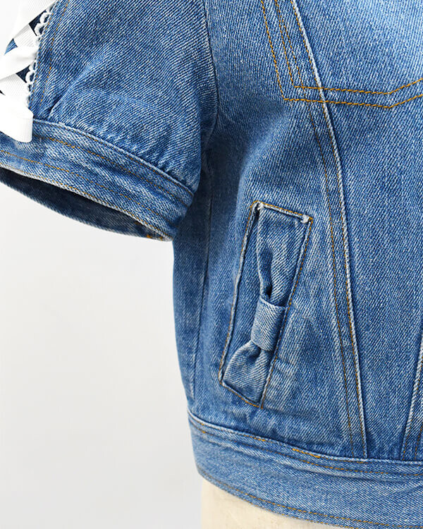 LIZ LISA Lace-up Sleeve Denim Jacket: LIZ LISA - Tokyo Otaku Mode (TOM)