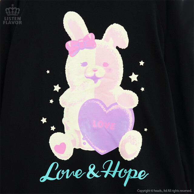 LISTEN FLAVOR Danganronpa Monomi Love & Hope Hoodie: Listen Flavor ...