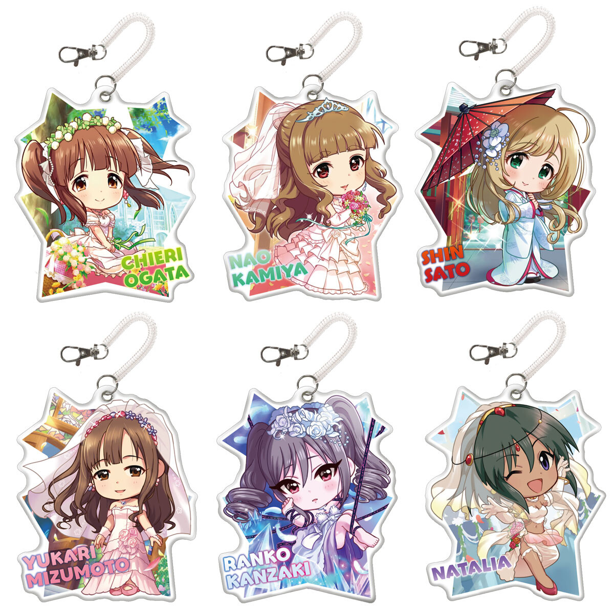 Kyun Chara Illustrations Idolm@ster Cinderella Girls Pass Cases ...