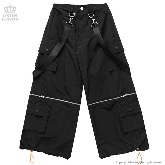 LISTEN FLAVOR Detachable Cargo Pants w/ Suspenders - Tokyo Otaku Mode (TOM)