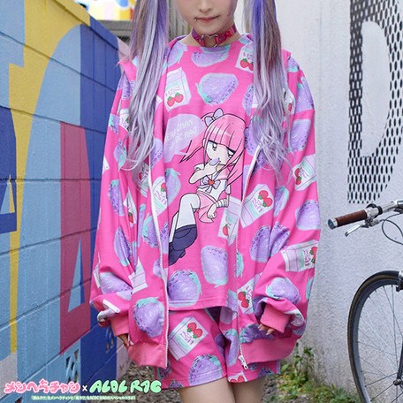 ACDC RAG Menhera-chan Zip Hoodie: ACDC RAG - Tokyo Otaku Mode (TOM)